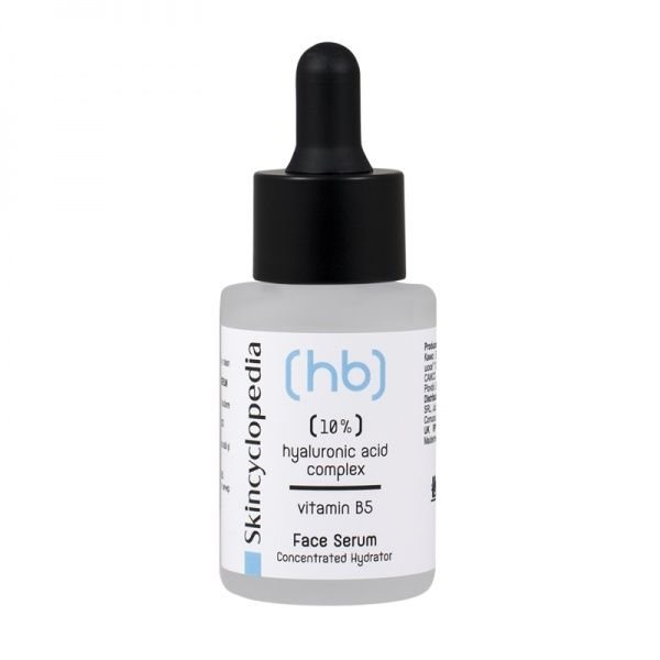 SKINCYCLOPEDIA veido serumas su 10% hialurono rūgšties kompleksu ir vitaminu B5, 30 ml