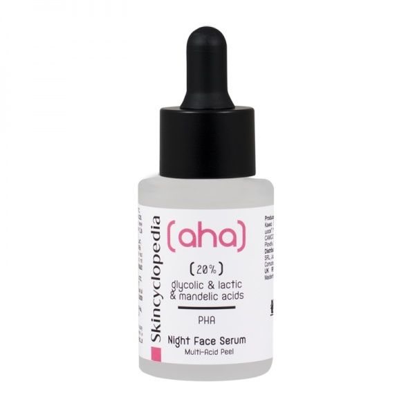 SKINCYCLOPEDIA veido serumas su 20% AHA+PHA rūgščių kompleksu, 30 ml