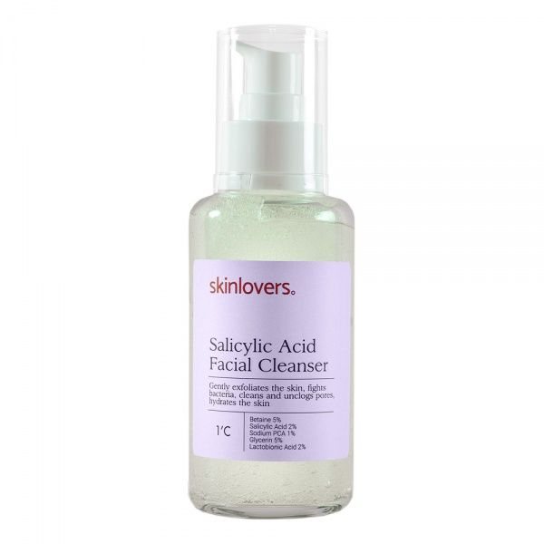 SKINLOVERS, 1'C gelinis veido prausiklis su rūgštimi, 100 ml