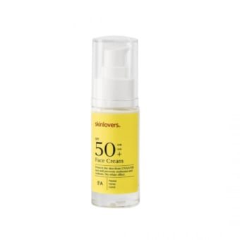 SKINLOVERS, 5’A SPF+50 Veido Kremas Su Saulės Apsauga, 30 ml