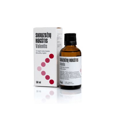 Skruzdžių rūgštis Valentis 12 mg/ml odos tirpalas, 50 ml