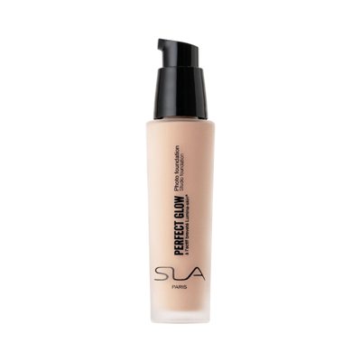 SLA PARIS „Photo Foundation Perfect Glow“ kreminis makiažo pagrindas: auksinis porcelianas, 30 ml