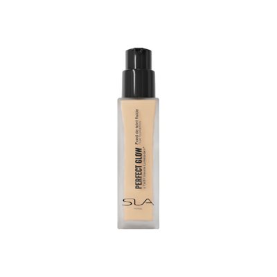 SLA PARIS Skystas makiažo pagrindas „Perfect Glow“, atspalvis: auksinis smėlio, 30 ml