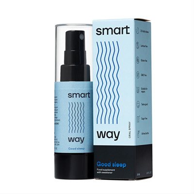 SMART WAY GOOD SLEEP, purškiamas maisto papildas su melatoninu, 30 ml