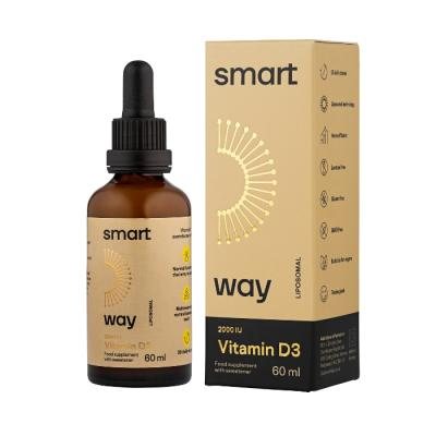 SMART WAY liposominis D3 2000TV Apricot, 60 ml
