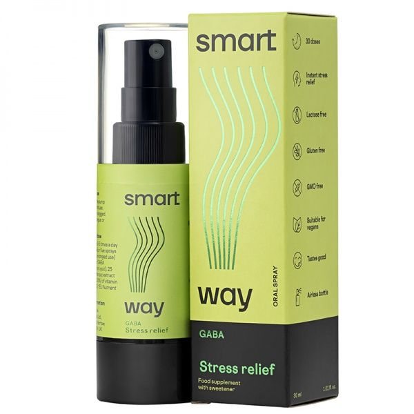 SMART WAY GABA STRESS RELIEF, purškiamas maisto papildas, 30 ml