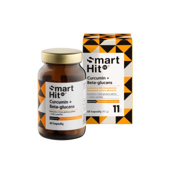 SmartHit IV Curcumin + Beta-glucans, 60 kapsulių