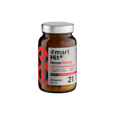 SMARTHIT IV FERRUM STRONG, 60 kapsulių