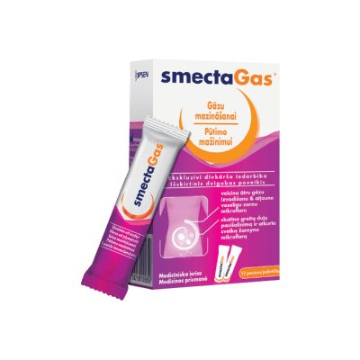 SmectaGas paketėliai N12, 2 g