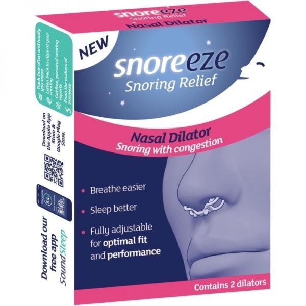 SNOREEZE nosies plėtiklis nuo knarkimo, 2 vnt