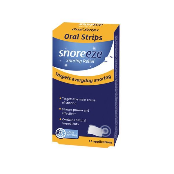 SNOREEZE tirpios gomurio juostelės nuo knarkimo, 14 vnt