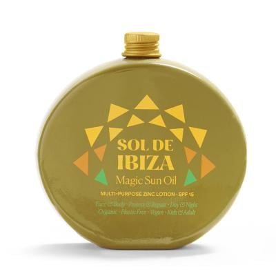 SOL DE IBIZA magiškas saulės aliejus veidui ir kūnui su SPF 15, 100 ml