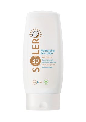 SOLERO SPF 30 nuo saulės poveikio saugantis drėkinamasis losjonas, 200 ml