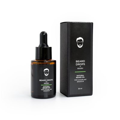 SOLIDU barzdos aliejus BEARD DROPS, 30 ml