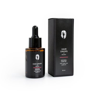SOLIDU plaukų aliejus sausiems galiukams HAIR DROPS, 30 ml