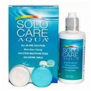 Solo Care Aqua kontaktinių lęšių priežiūros tirpalas, 90 ml