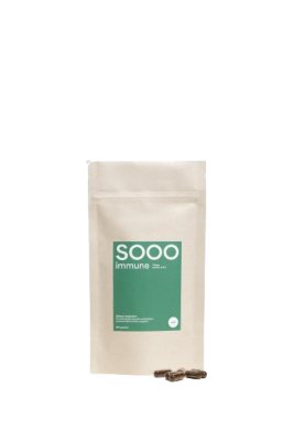 SOOO immune: Chaga extract 9-11:1 papildymas 350 mg, N90