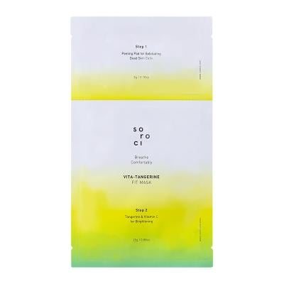 SOROCI lakštinė kaukė "Vita-Tangerine", + 25 g, 3 g