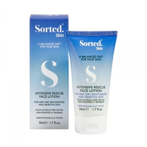 Intensyvaus poveikio veido losjonas jautriai odai SORTED SKIN, 50 ml