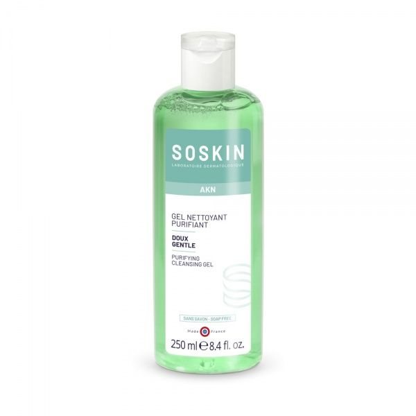 SOSKIN valomasis veido gelis AKN PURIFYING, 250 ml