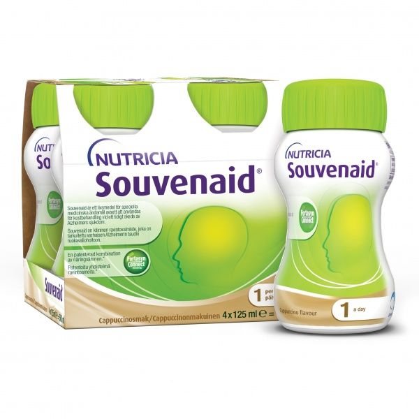 SOUVENAID gėrimas, kapučino skonio, x 125 ml, 4 vnt