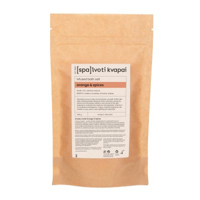 SPALVOTI KVAPAI Druska voniai Orange&Spices, 400 g