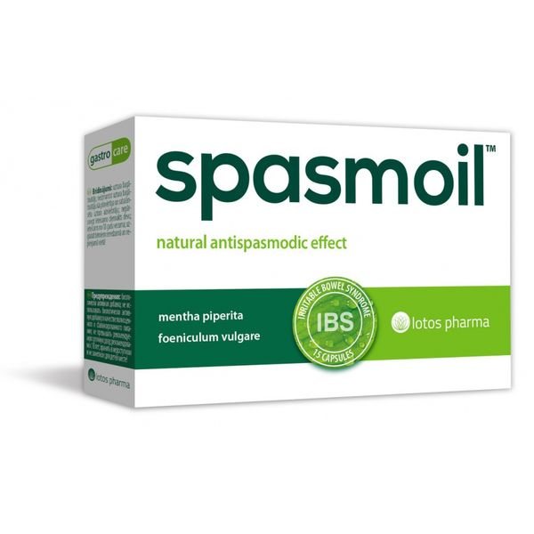 SPASMOIL maisto papildas, 15 kaps.