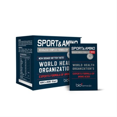 SPORT&AMINO W.H.O, milteliai, 28 paketėliai