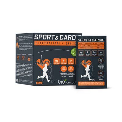 SPORT&CARDIO, milteliai, 14 paketėlių