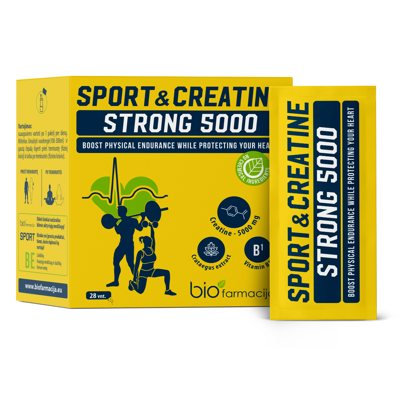 SPORT&CREATINE STRONG 5000, milteliai, 28 paketėliai