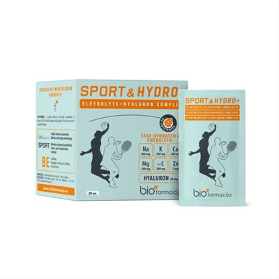 SPORT&HYDRO+, milteliai, 28 paketėliai