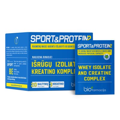 SPORT&PROTEIN2, milteliai, 28 pakeliai