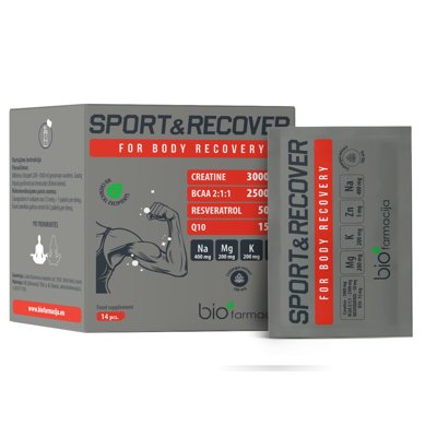 SPORT&RECOVER, milteliai, 14 paketėlių