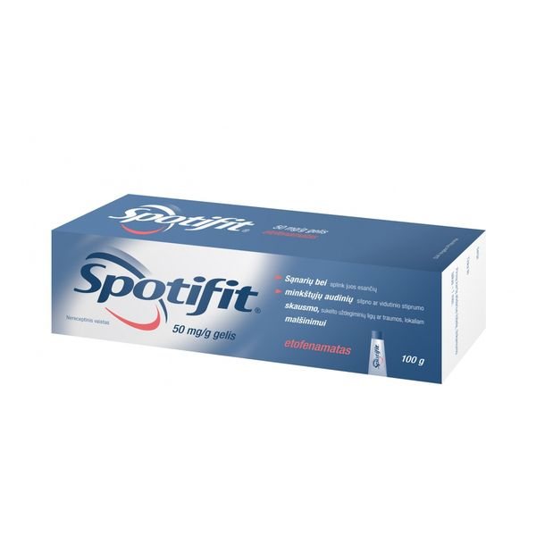 SPOTIFIT 50 mg/g gelis, 100 g