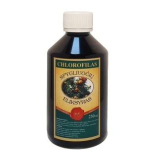 Spygliuočių eliksyras - skystas chlorofilas, 250 ml