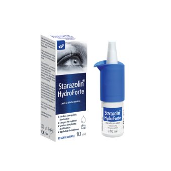STARAZOLIN akių lašai HYDROFORTE, 10 ml
