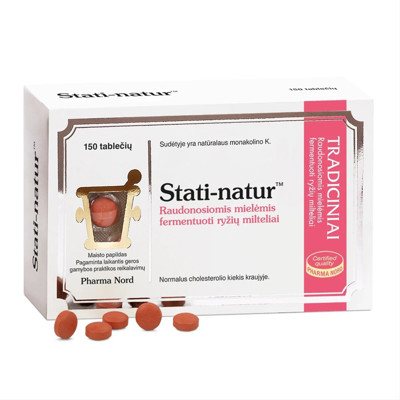 STATI-NATUR, 2,5mg, 150 tablečių