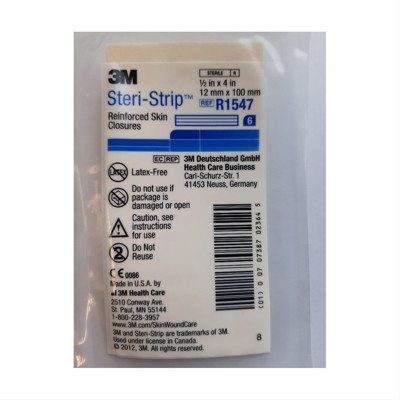 STERI-STRIP, žaizdų uždarymo juostelė, 6 vnt., 12 x 100 mm