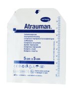 Sterilus, impregnuotas tvarstis HARTMANN ATRAUMAN, 5 x 5 cm