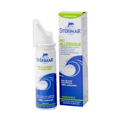 STERIMAR 100% mikrodifuzinis jūros vanduo papildytas manganu, 50 ml