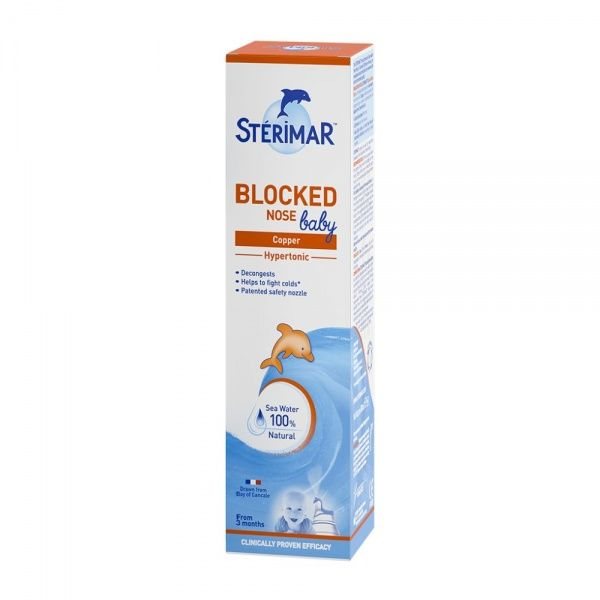 STERIMAR jūros vanduo BABY BLOCKED NOSE, 50 ml