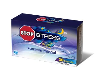 STOP STRESS® Night kapsulės N30