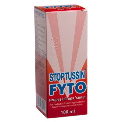 Stoptussin Fyto sirupas, 100 ml