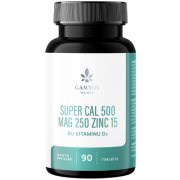 Super Cal 500 Mag 250 Zinc 15 GAMTOS NAMAI, 90 tabl