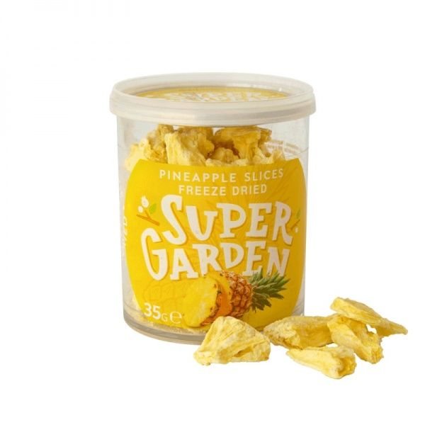SUPER GARDEN šaltyje džiovinti ananasai, 35 g