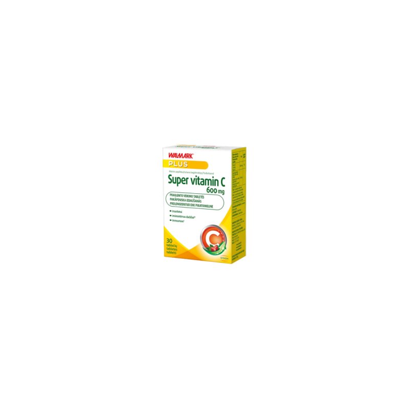 SUPER VITAMINAS C 600mg tab. N30