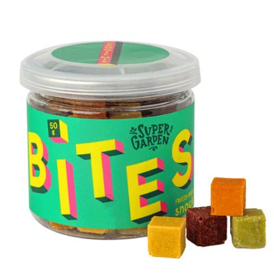 SUPERGARDEN, BITES, daržovių užkandis, džiovintas šaltyje, 45 g