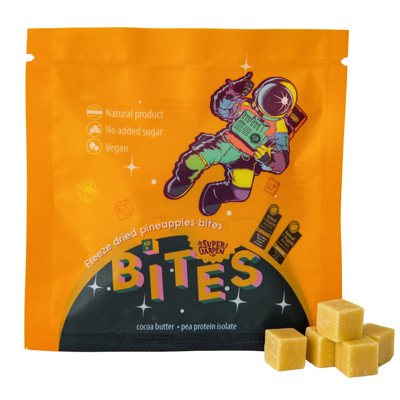 SUPERGARDEN BITES liofilizuoti užkandžiai su ananasais, 10 g