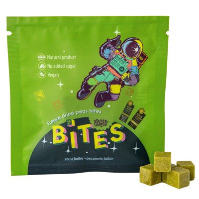SUPERGARDEN BITES liofilizuoti užkandžiai su žirneliais, 10 g