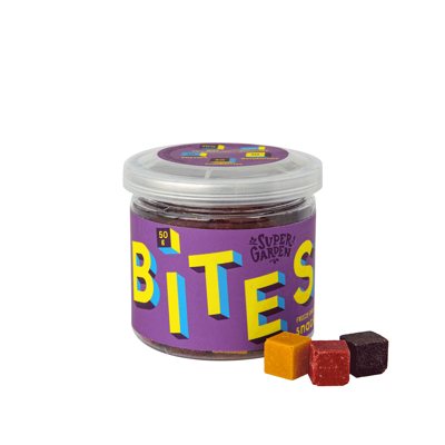 SUPERGARDEN, BITES, uogų užkandis, džiovintas šaltyje, 45 g